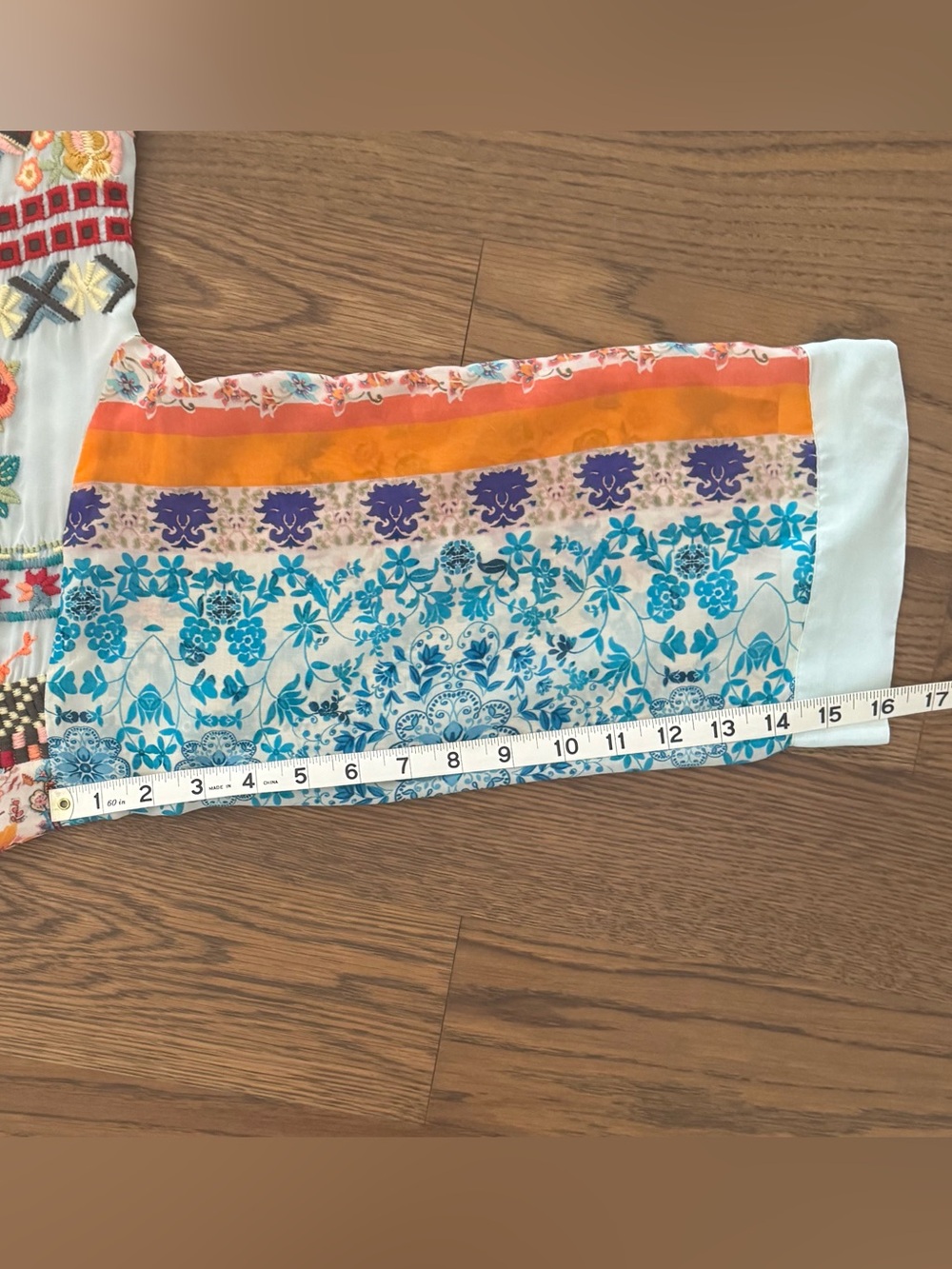 Johnny Was Silk Embroidered Kimono - Picture 13 of 14